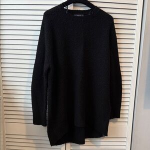 Zara Black Crew Neck Sweater